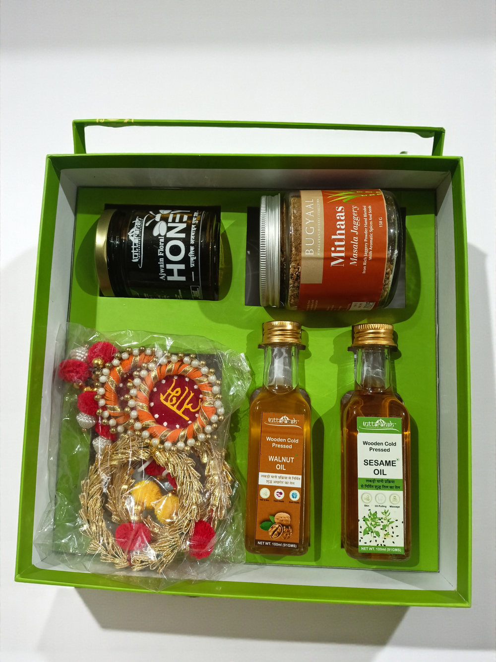 Shubhlabh Sampada Hamper - Option 3 - Handcrafted Himalayan Product by Baaduli