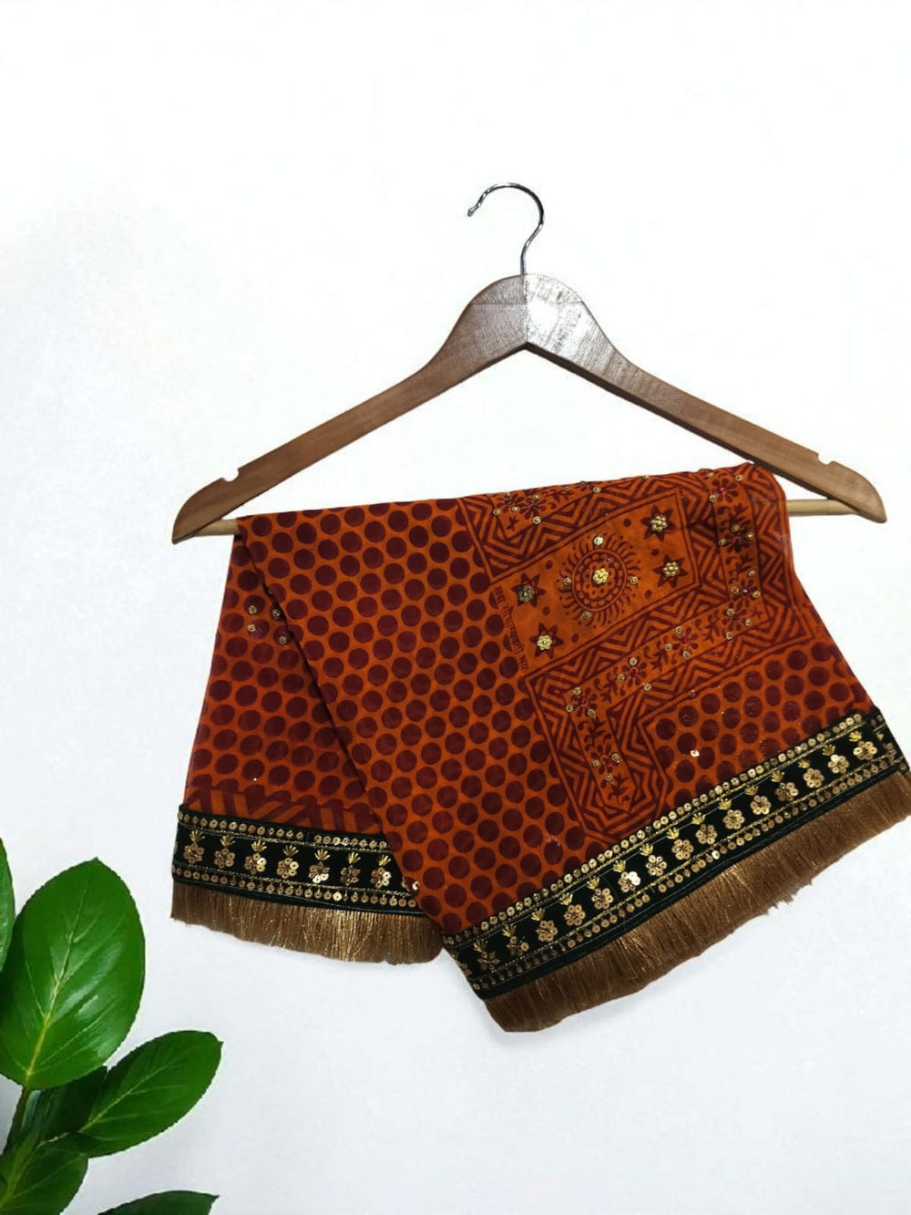 Wool-Silk Stole - Handcrafted Himalayan Product by Baaduli