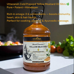 Himalayan Cold Pressed Yellow Mustard Oil