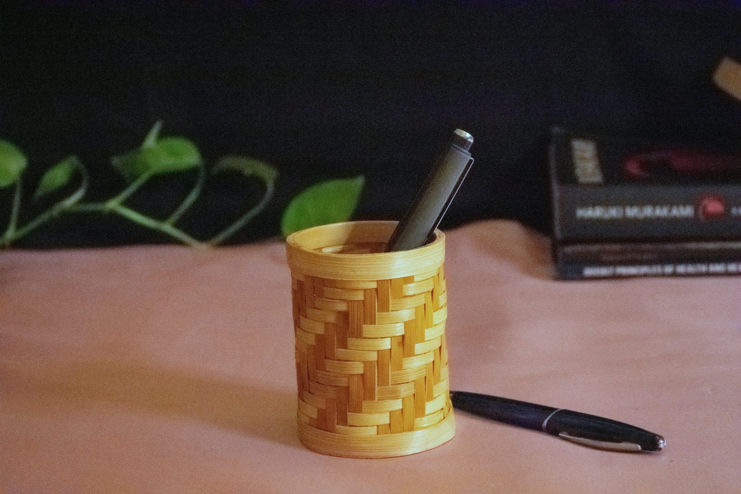 Bamboo Pen Stand - Handcrafted Himalayan Product by Baaduli