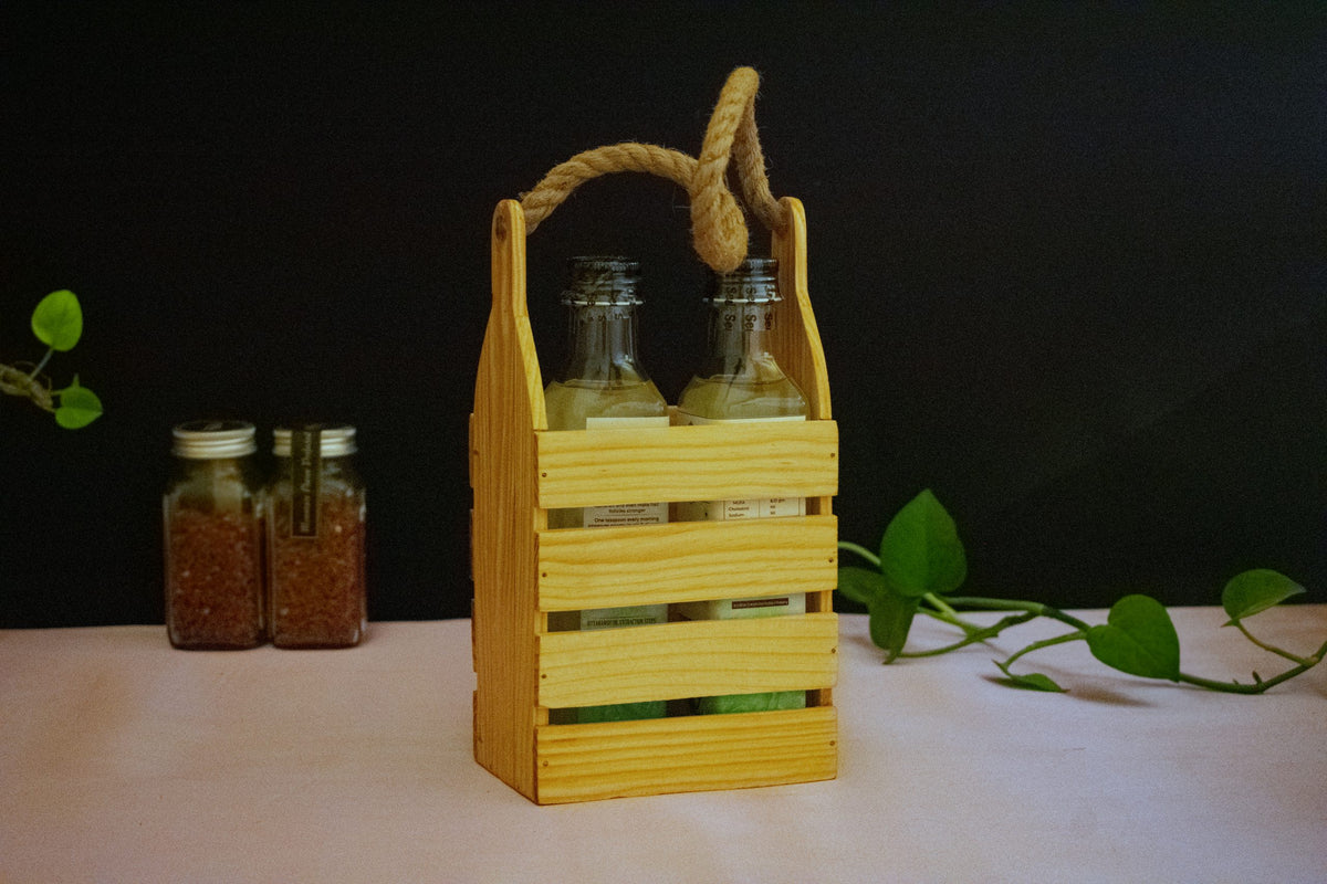 Bamboo Table Organiser - Handcrafted Himalayan Product by Baaduli