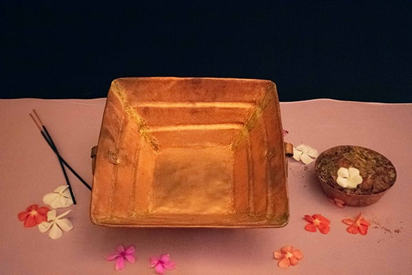 Copper Havan Kund - Handcrafted Himalayan Product by Baaduli