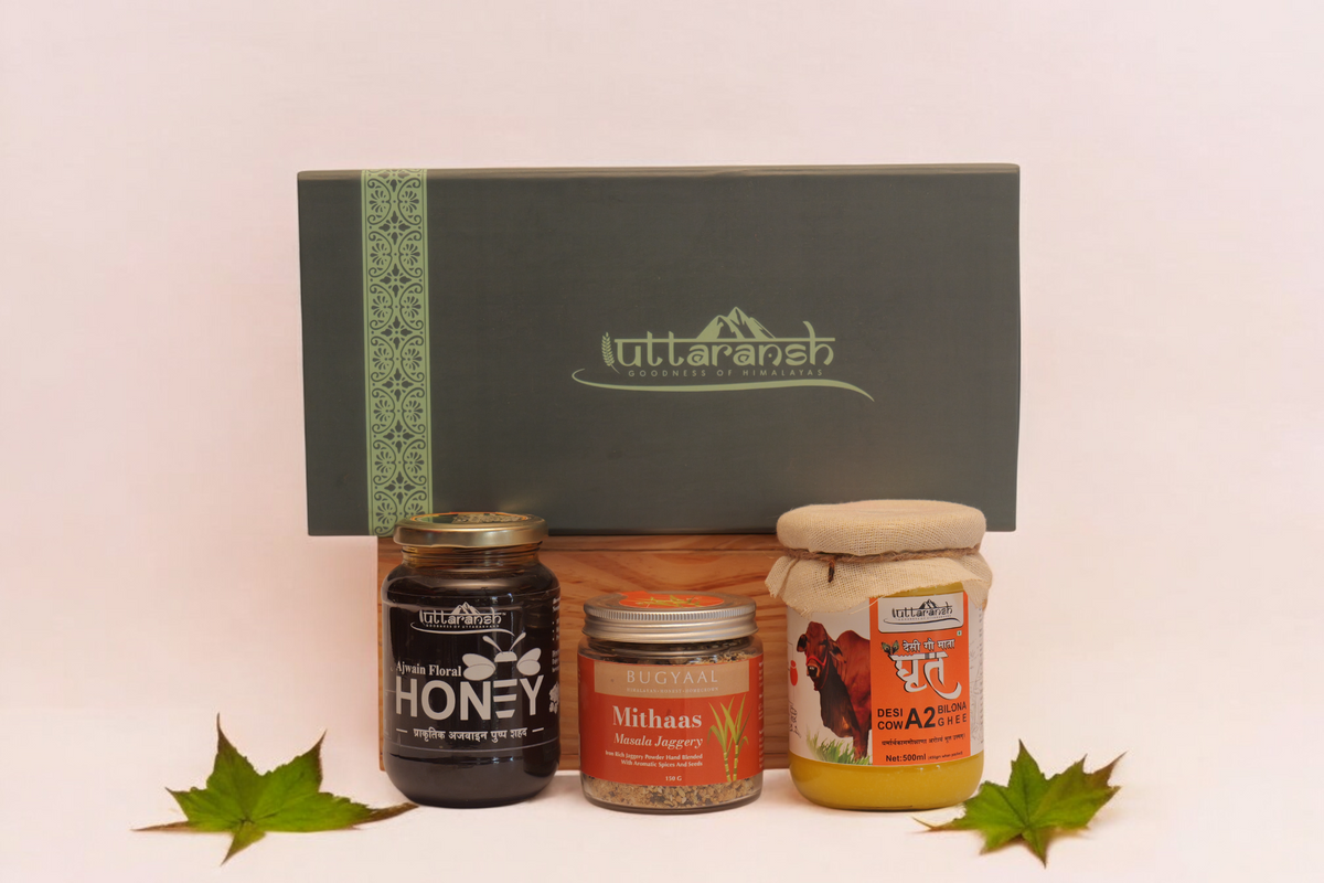 Swadisht Samriddh Hamper - Option 1 - Handcrafted Himalayan Product by Baaduli