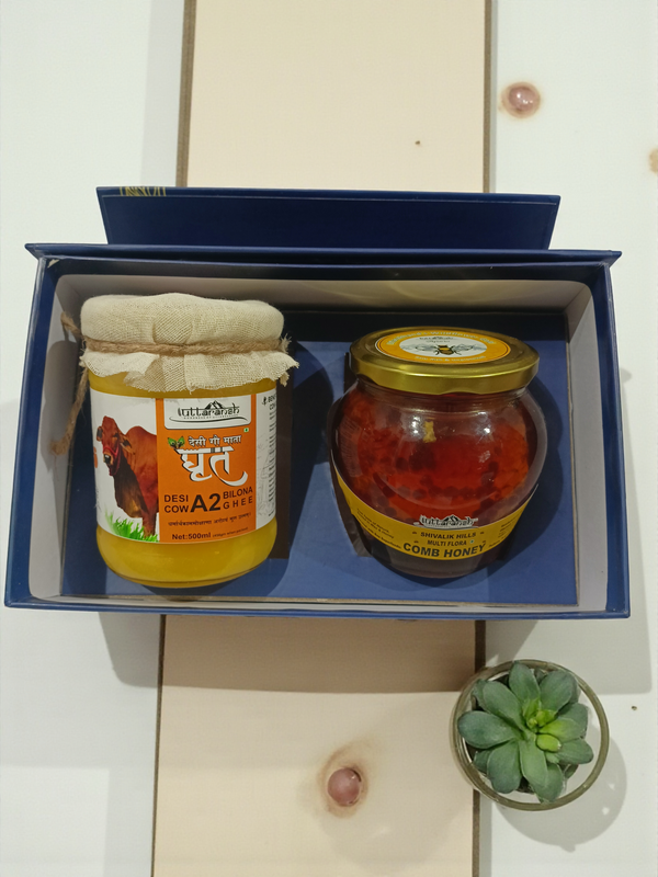 Amrit Saar Hamper - Option 1 - Handcrafted Himalayan Product by Baaduli