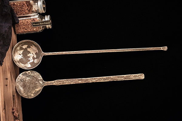 Lohaghat Iron Ladle - Handcrafted Himalayan Product by Baaduli