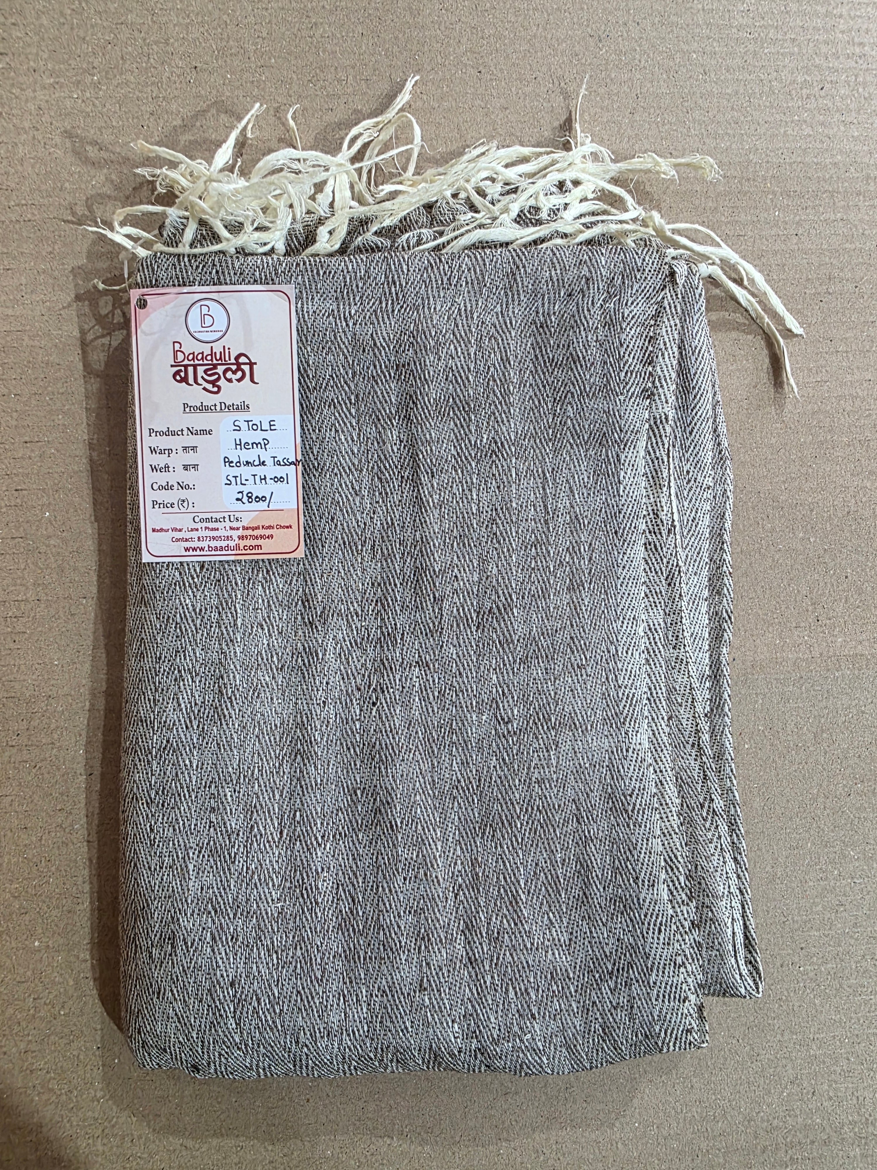 Silk-Hemp Stole (सिल्क-हेम्प स्टोल)