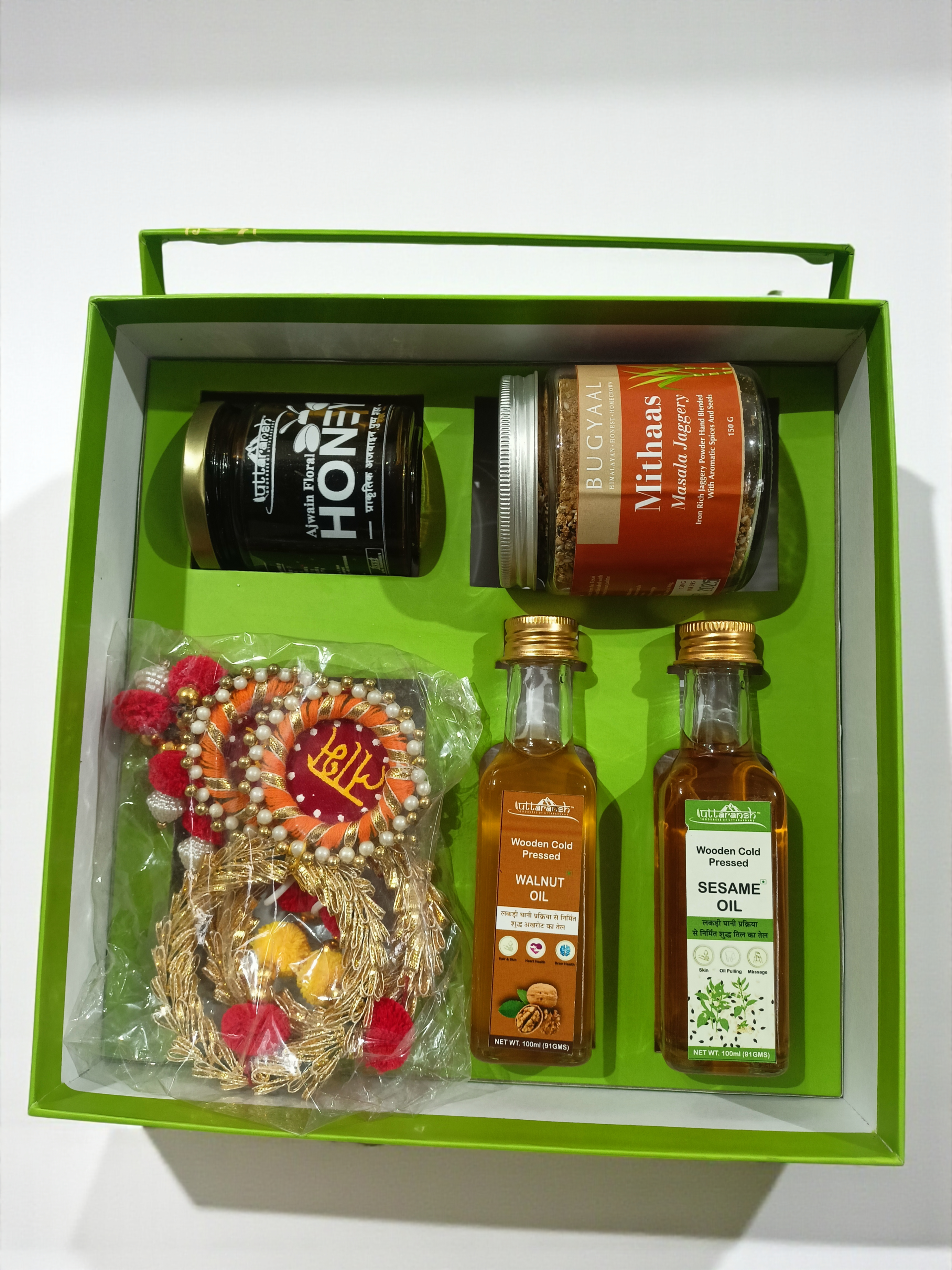 Shubhlabh Sampada Hamper - Option 3 - Handcrafted Himalayan Product by Baaduli