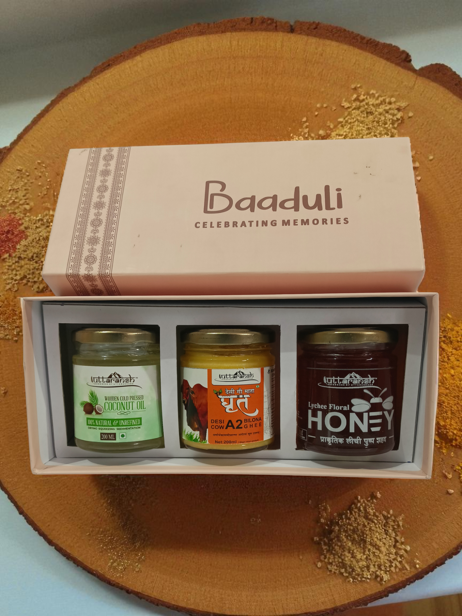 Triveni Sangam Hamper - Option 1 - Handcrafted Himalayan Product by Baaduli
