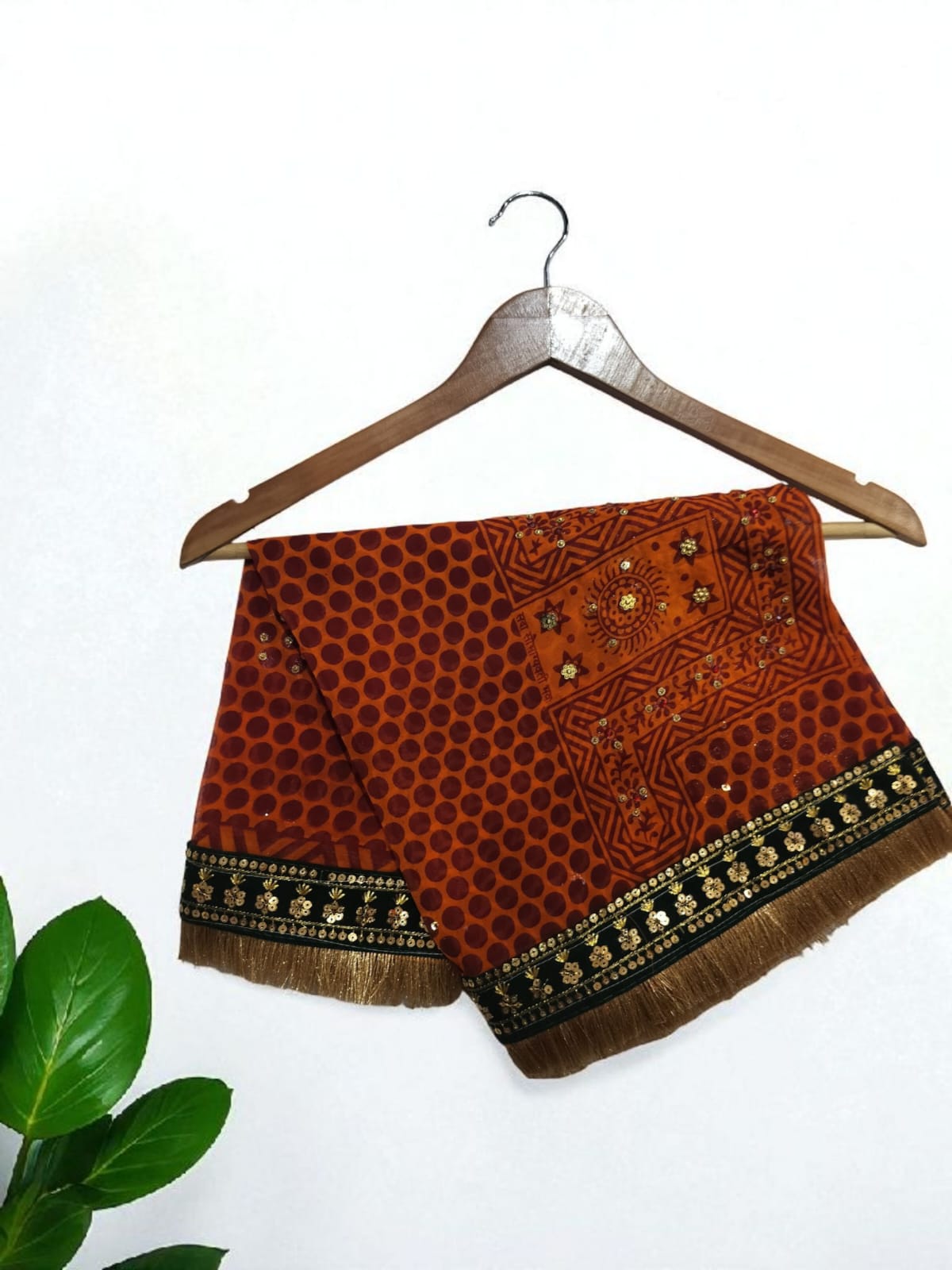 Wool-Silk Stole - Handcrafted Himalayan Product by Baaduli