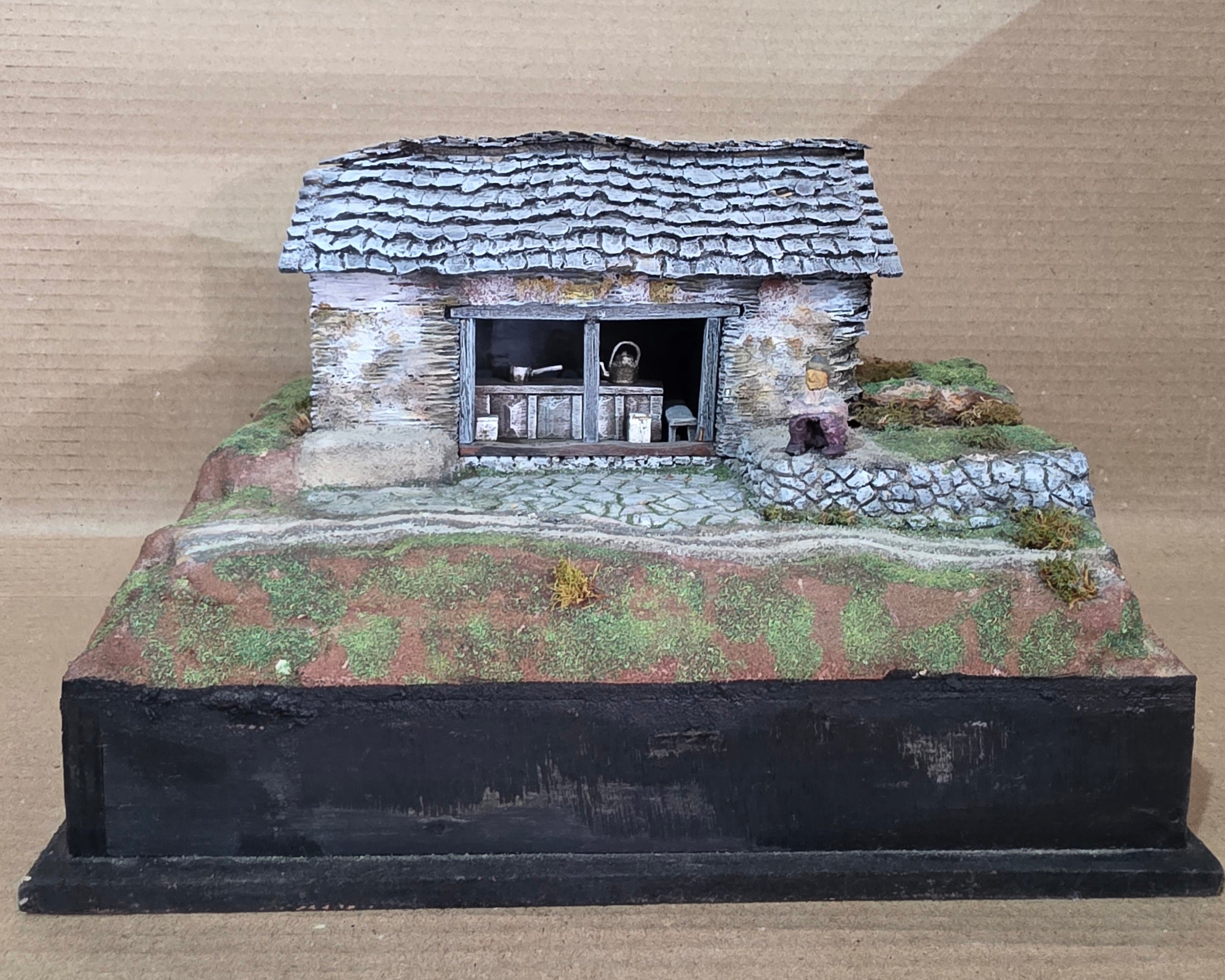 Wooden-Stone Pahadi Dukaan Replica (पहाड़ी दुकान)