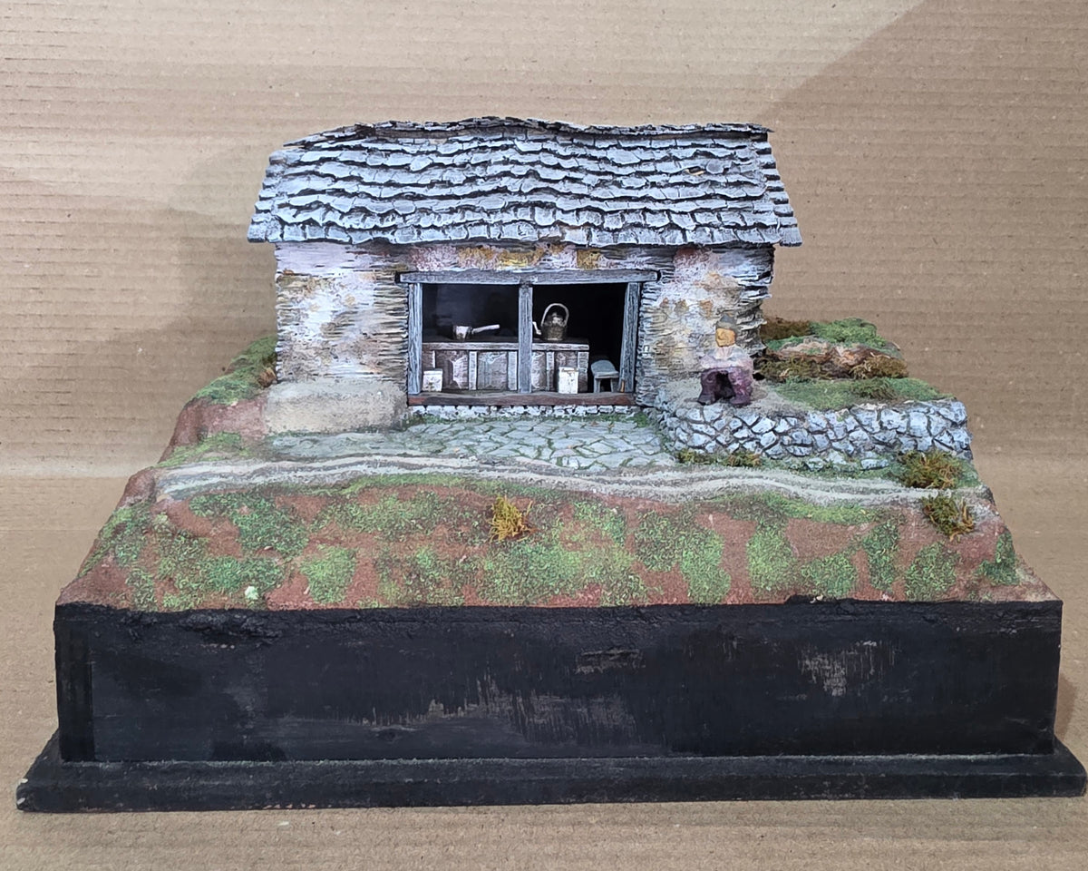 Wooden-Stone Pahadi Dukaan Replica (पहाड़ी दुकान)