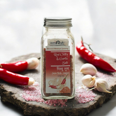Himalayan Pahadi Red Chilli & Garlic Seasoning Salt 100Gm