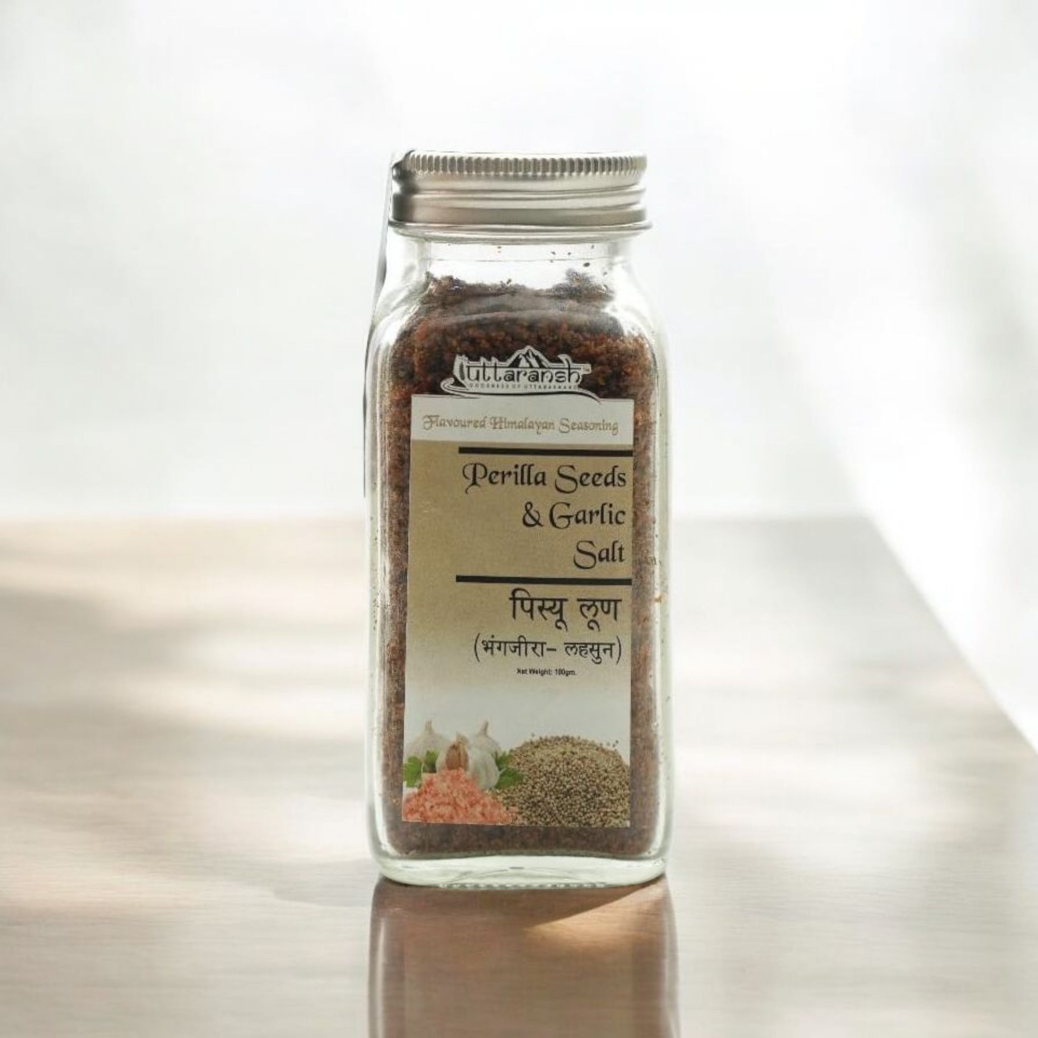 Himalayan Perilla Seeds & Garlic Seasoning Salt 100Gm