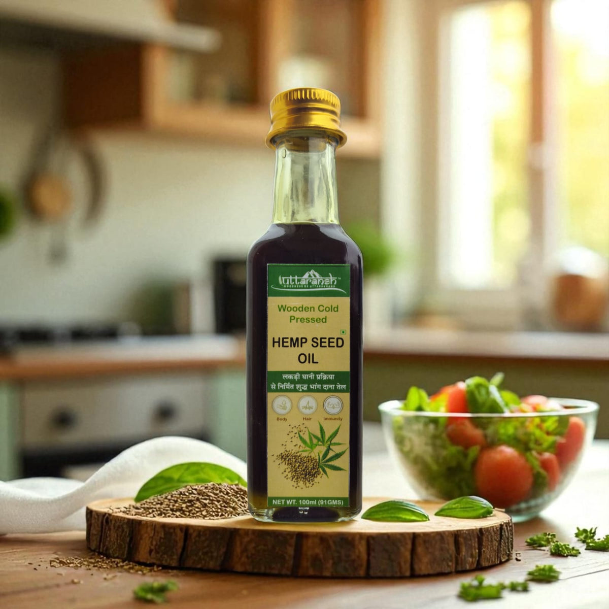 Coldpressed Hemp Seed Oil 100Ml