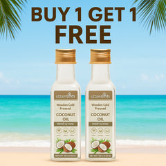 Pack of 2 Cold Pressed Coconut Oil (100ml + 100ml)