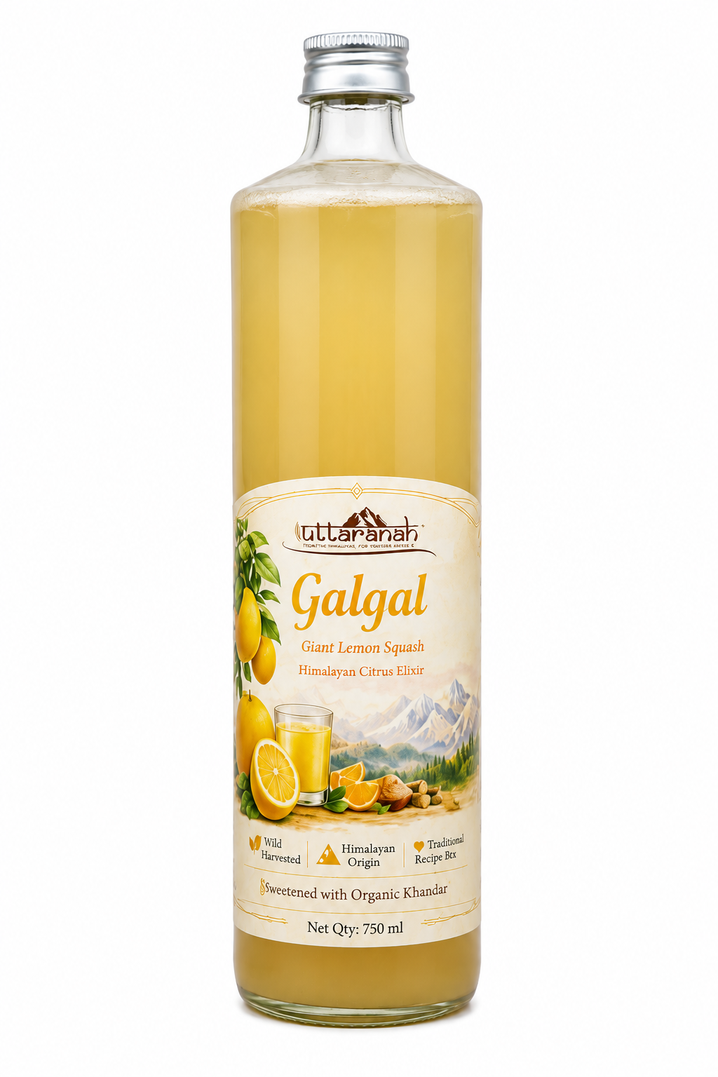 Galgal Giant Lemon Squash 750ml