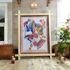 Aipan Art Shiv Shakti Wall Décor (शिव शक्ति)