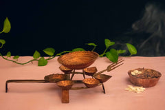 Copper Dhoopani - Handcrafted Himalayan Product by Baaduli